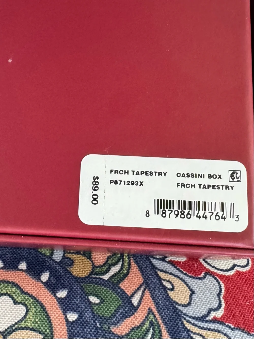 Patricia Nash French Tapestry Leather Wristlet NIB